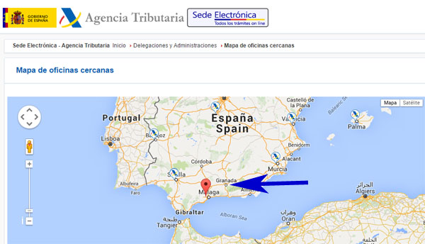 pedir día y hora para hacer trámites con la Agencia Tributaria en Granada